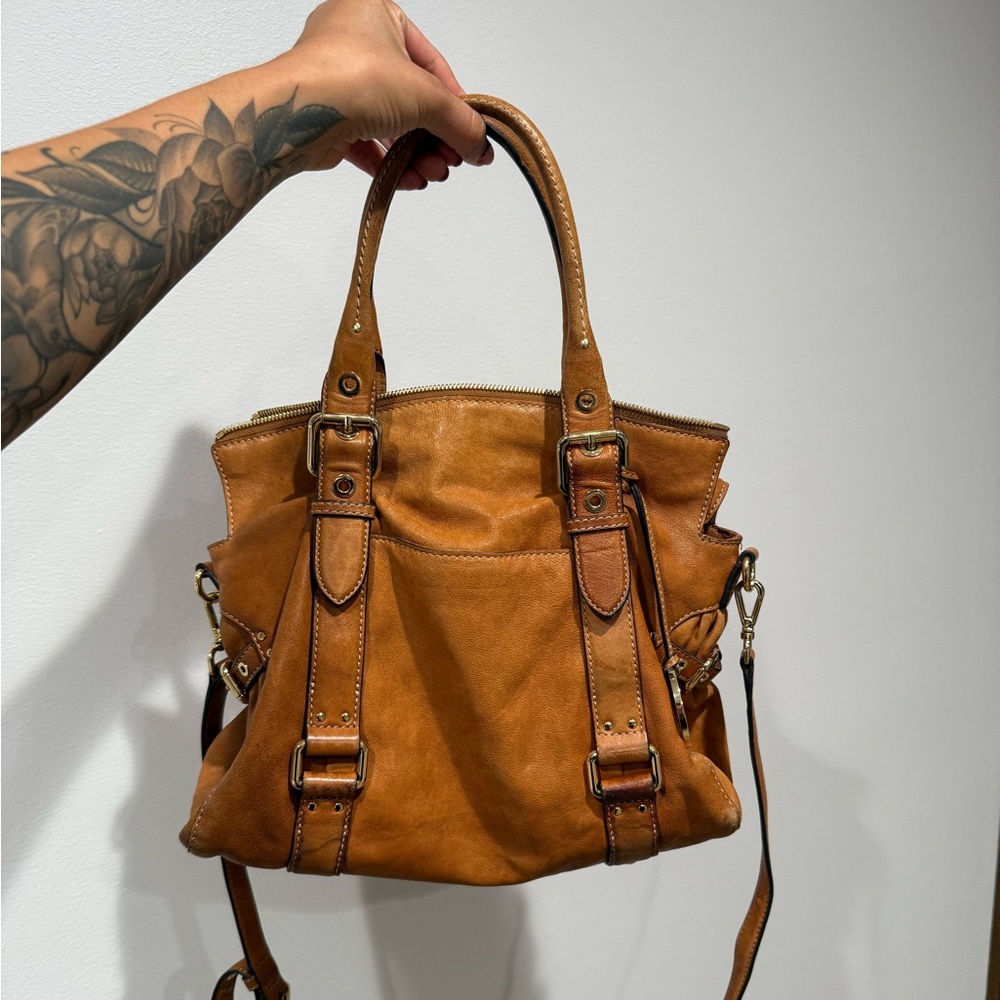 “Emerson Vibes” Leather Satchel